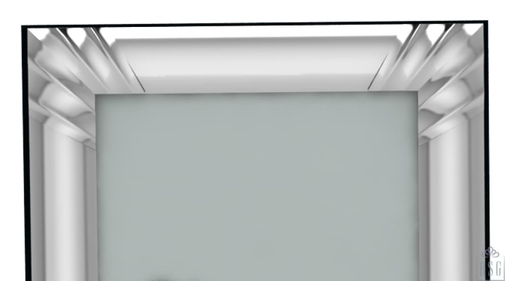 Silver Plated Pleated Photo Frame
