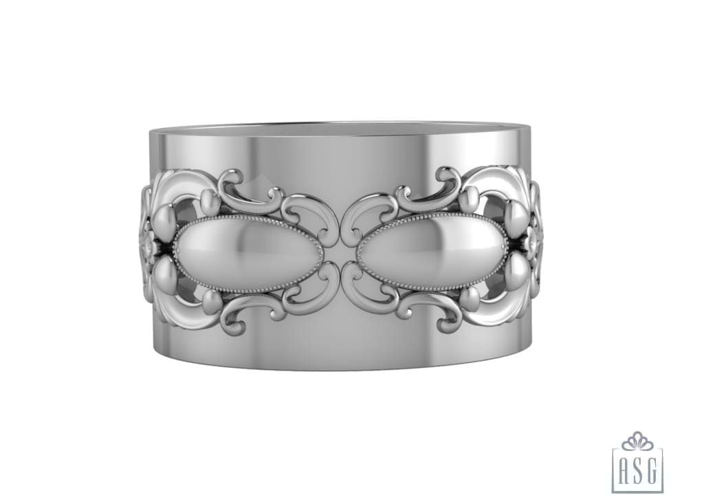 Silver Plated Victorian Napkin Ring Pair
