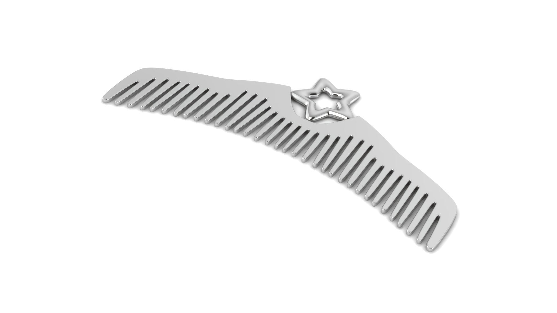 Silver Plated Gift Set For Baby - Hamper With Two Star Boxes And Comb Hampers
