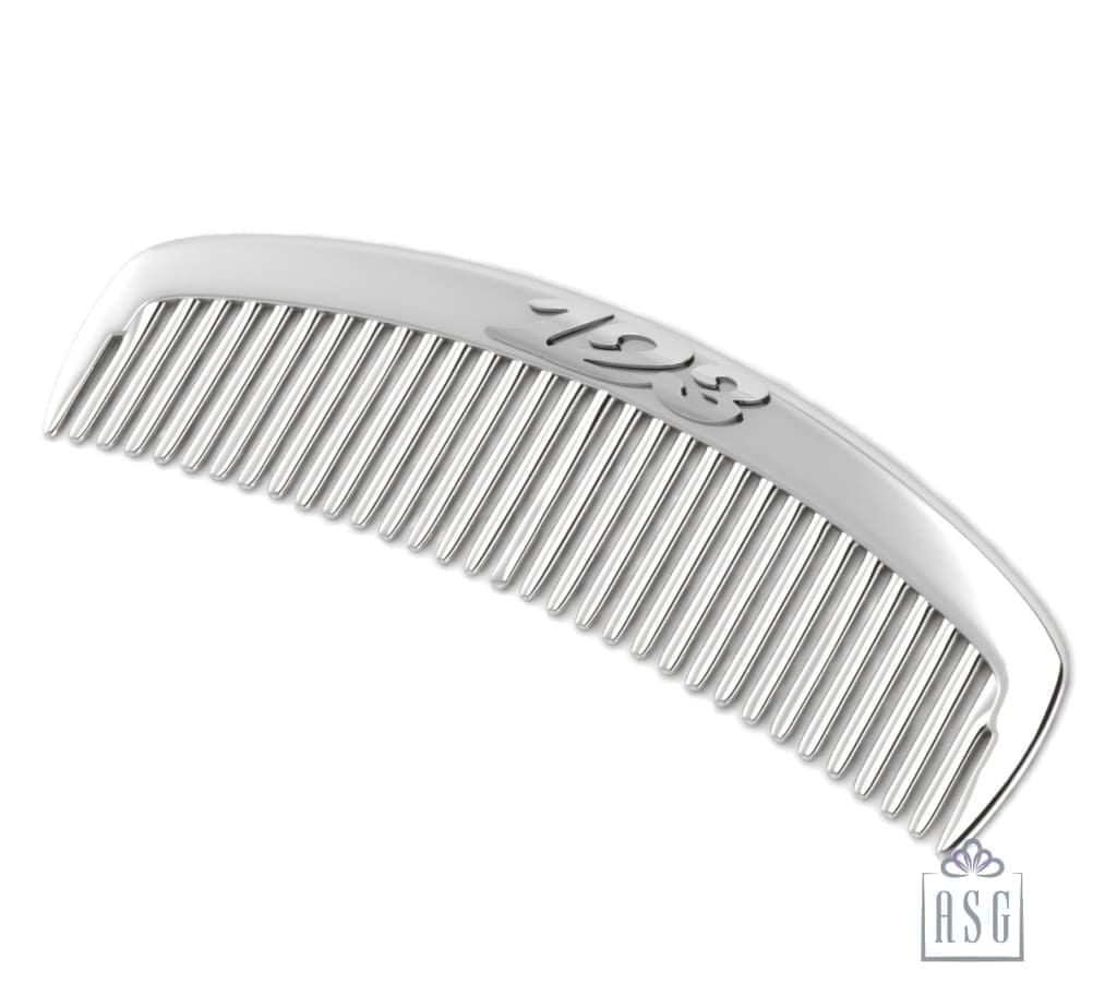 Sterling Silver Comb for Baby, Kids and Mom - 123