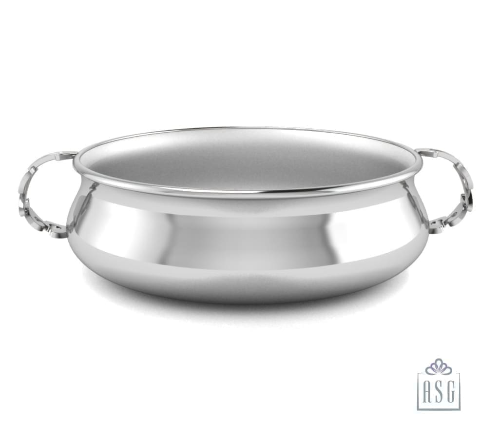 Sterling Silver Bowl for Baby and Child - 123 Feeding Porringer