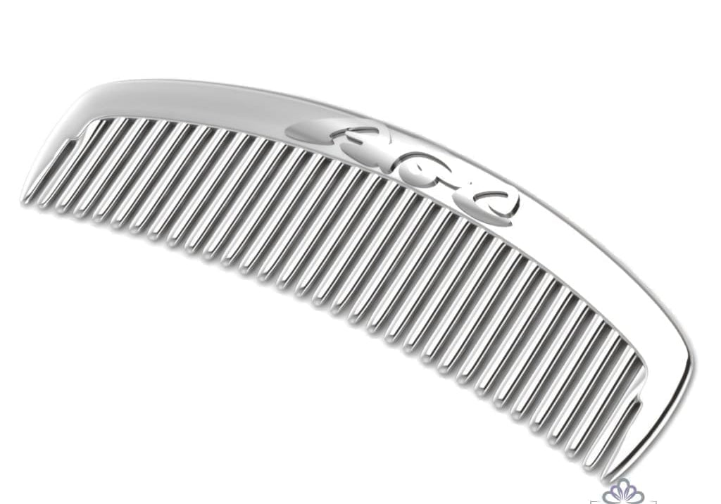 Sterling Silver Comb for Baby, Kids and Mom - ABC