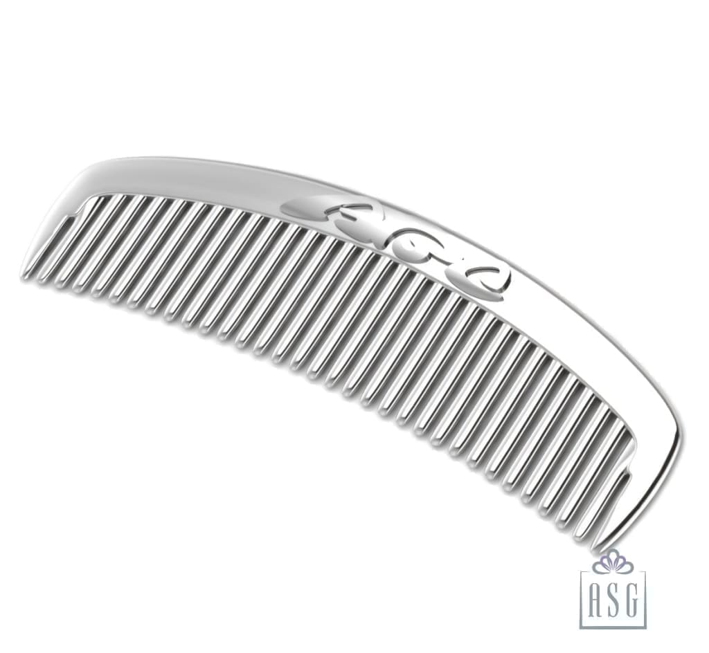 Sterling Silver Comb for Baby, Kids and Mom - ABC