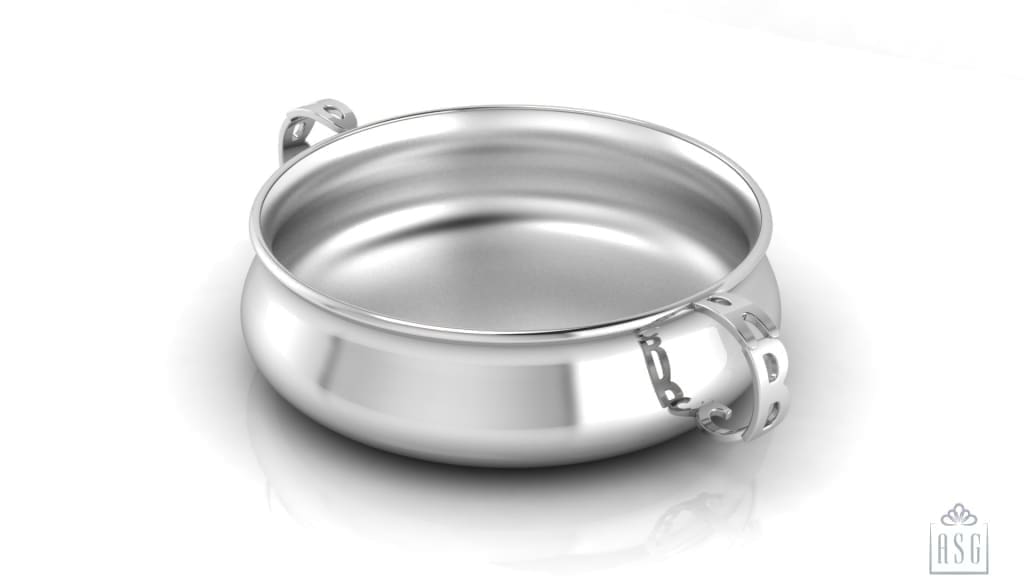Sterling Silver Dinner Set for Baby and Child - ABC Letters Feeding Set
