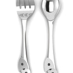 Sterling Silver Baby Spoon & Fork Set - The ABC set