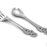 Sterling Silver Baby Spoon & Fork Set - The ABC set