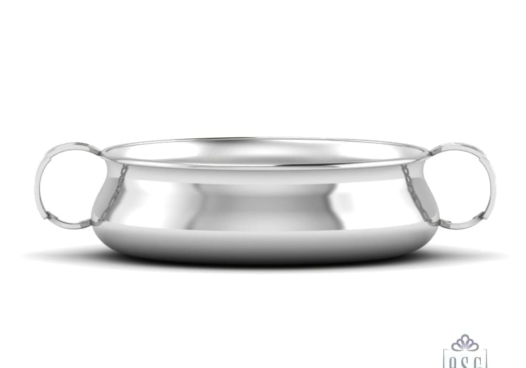 Sterling Silver Bowl for Baby and Child - ABC Feeding Porringer