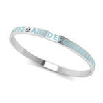 Sterling Silver Alphabet Baby Bangle