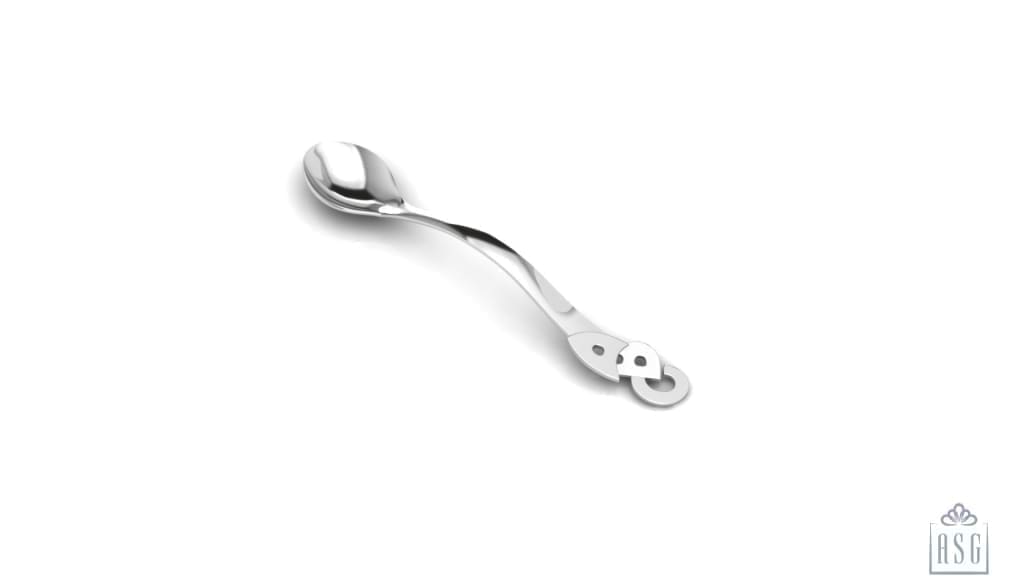 Sterling Silver Feeding Gift Set for Baby and Child - Hamper with Cup and Spoons set