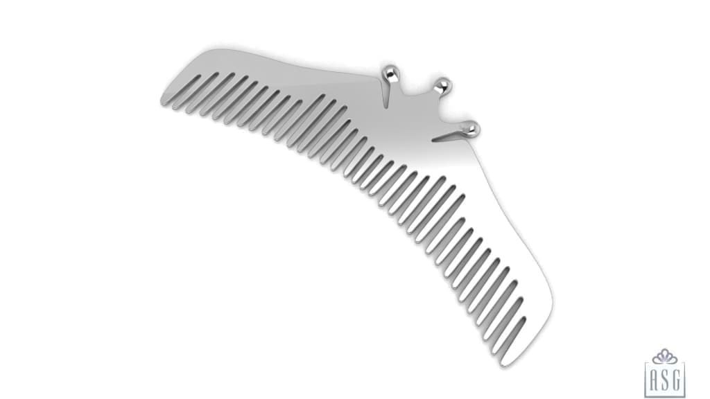 Sterling Silver Gift Set for Baby and Child - Hamper with Bracelet and Comb