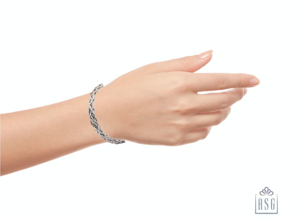 Sterling Silver Italian Bracelet - Brillante Ten Womens Bracelets