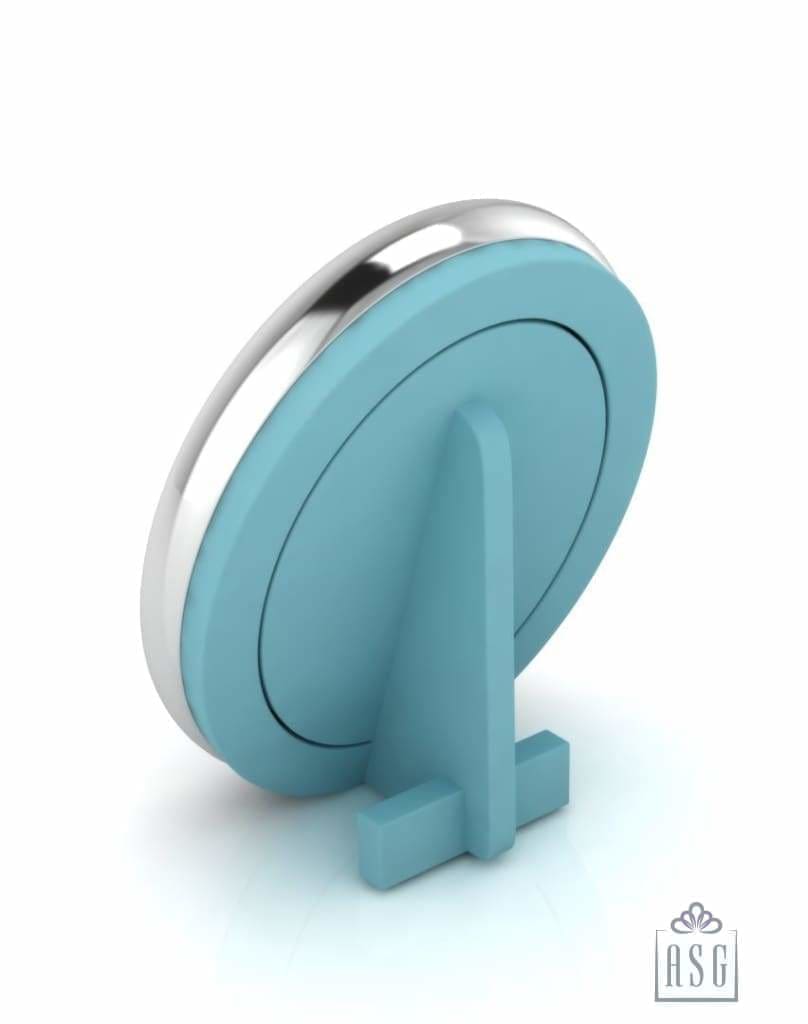 Sterling Silver Photo Frame for Baby and Kids - Classic Oval