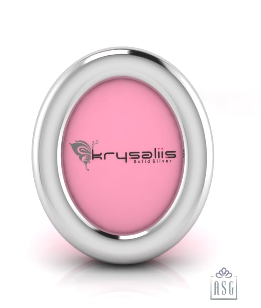 Sterling Silver Photo Frame for Baby and Kids - Classic Oval