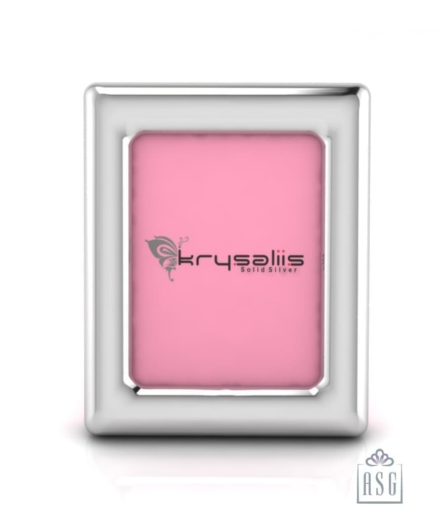 Sterling Silver Photo Frame for Baby and Kids - Classic Rectangle