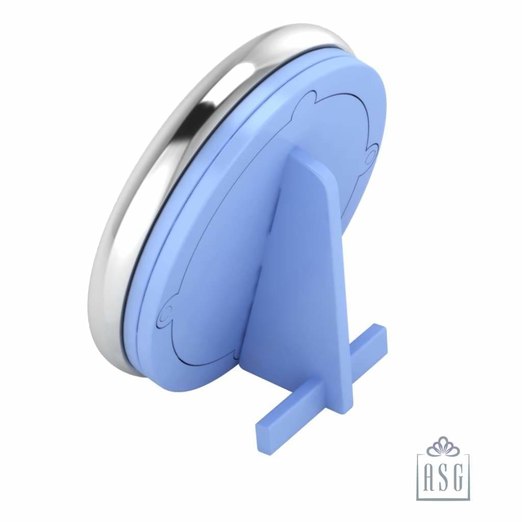 Sterling Silver Photo Frame for Baby and Kids - Classic Round