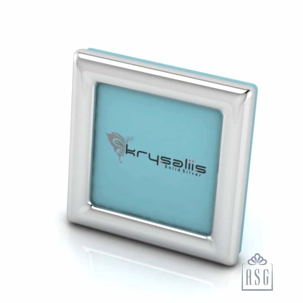 Sterling Silver Photo Frame for Baby and Kids - Classic Square
