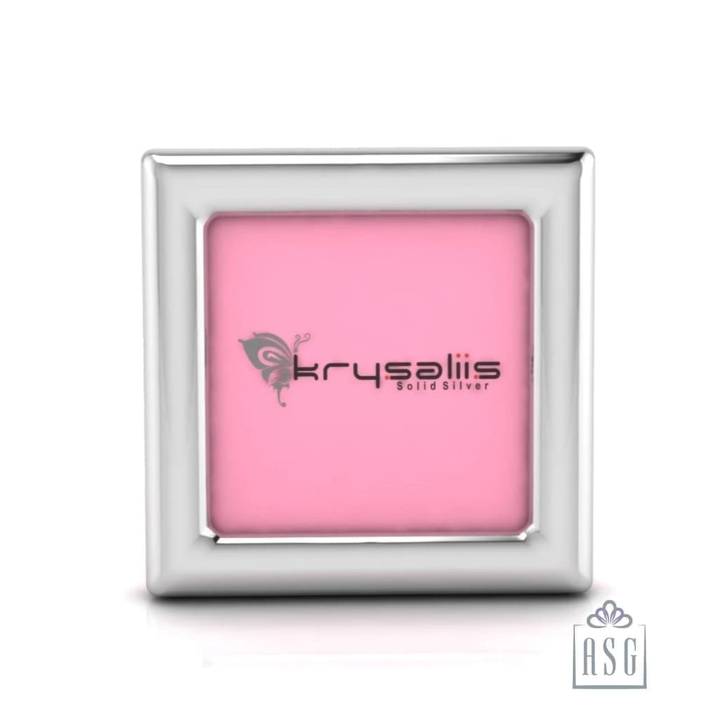 Sterling Silver Photo Frame for Baby and Kids - Classic Square