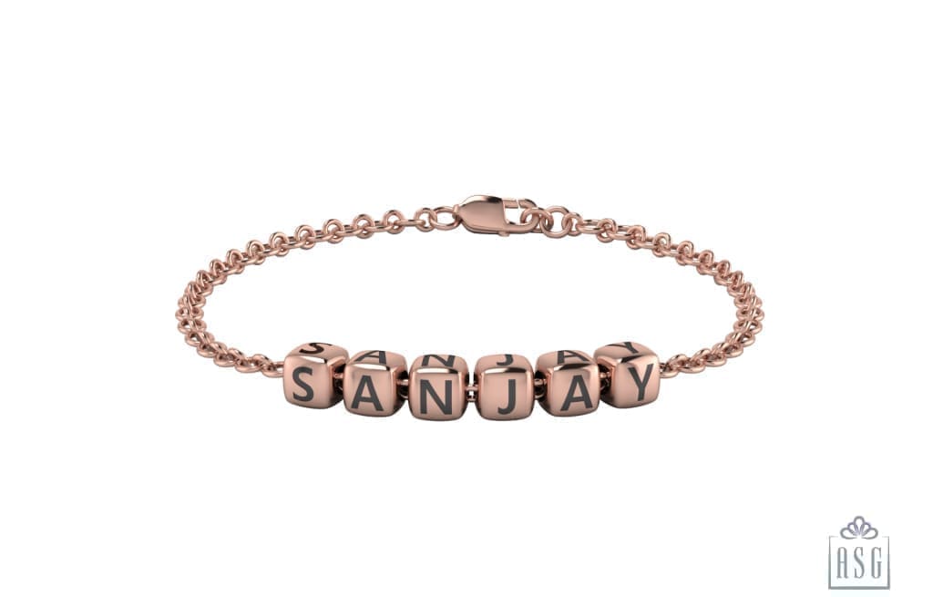 Teenagers Plated Name Bracelet | My Little Necklace