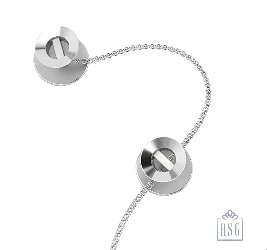 Sterling Silver Kurta Buttons for Men - Doughnuts