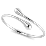 Sterling Silver Droplet Baby Cuff