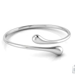 Sterling Silver Droplet Baby Cuff
