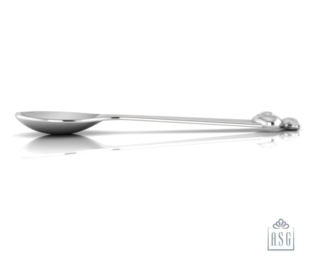 Sterling Silver Baby Spoon & Fork Set - The Duck Set