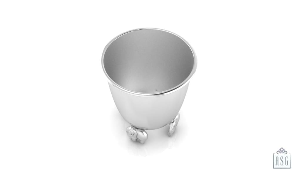 Sterling Silver Elephant Baby Cup