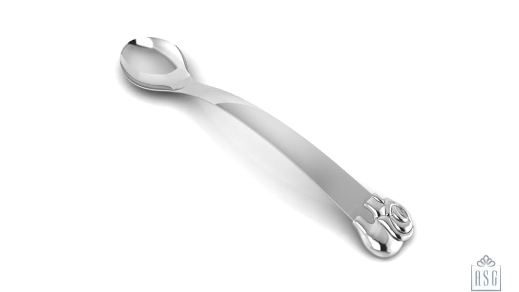 Sterling Silver Dinner Set for Baby and Child - Elephant Feeding Set