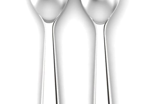 Sterling Silver Baby Spoon & Fork Set - The Elephant Set