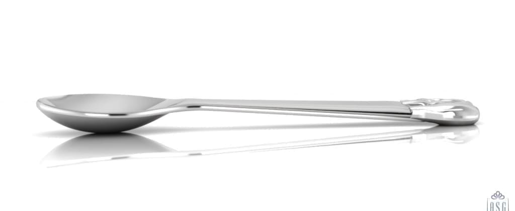 Sterling Silver Baby Spoon & Fork Set - The Elephant Set