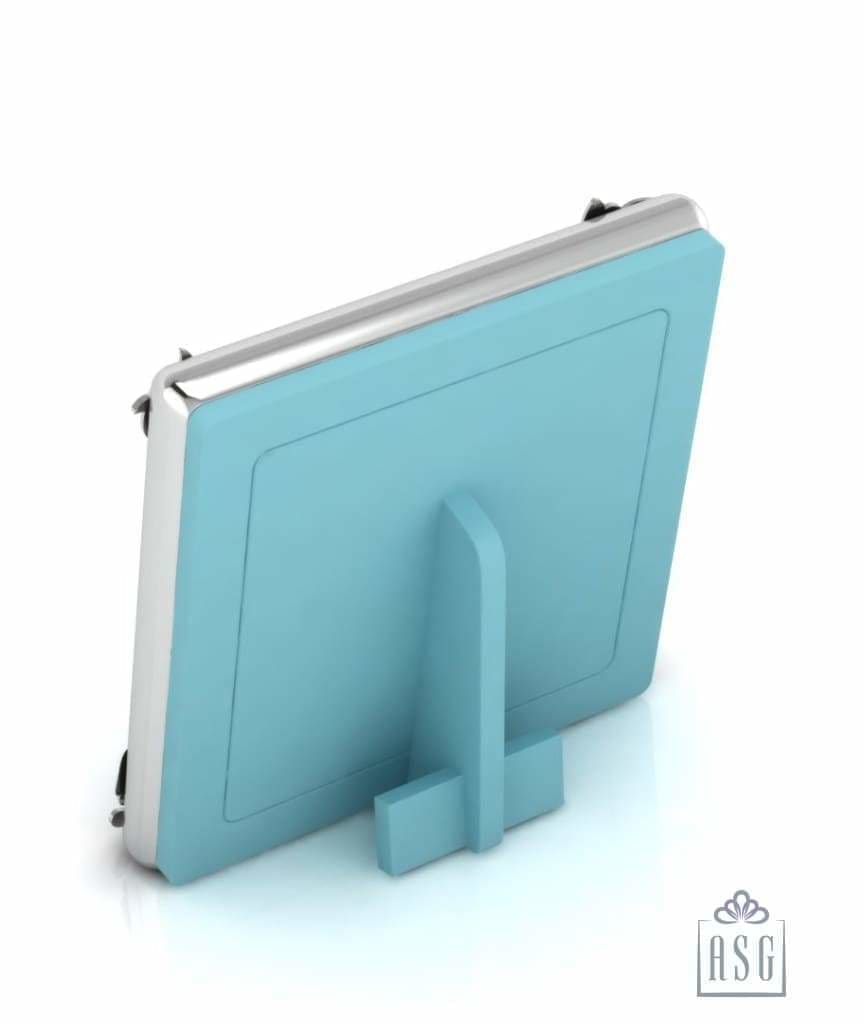 Silver Plated Photo Frame for Baby and Kids - Square with Elephant motif