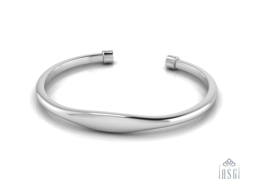 Sterling Silver Baby Cuff Kada Engravable