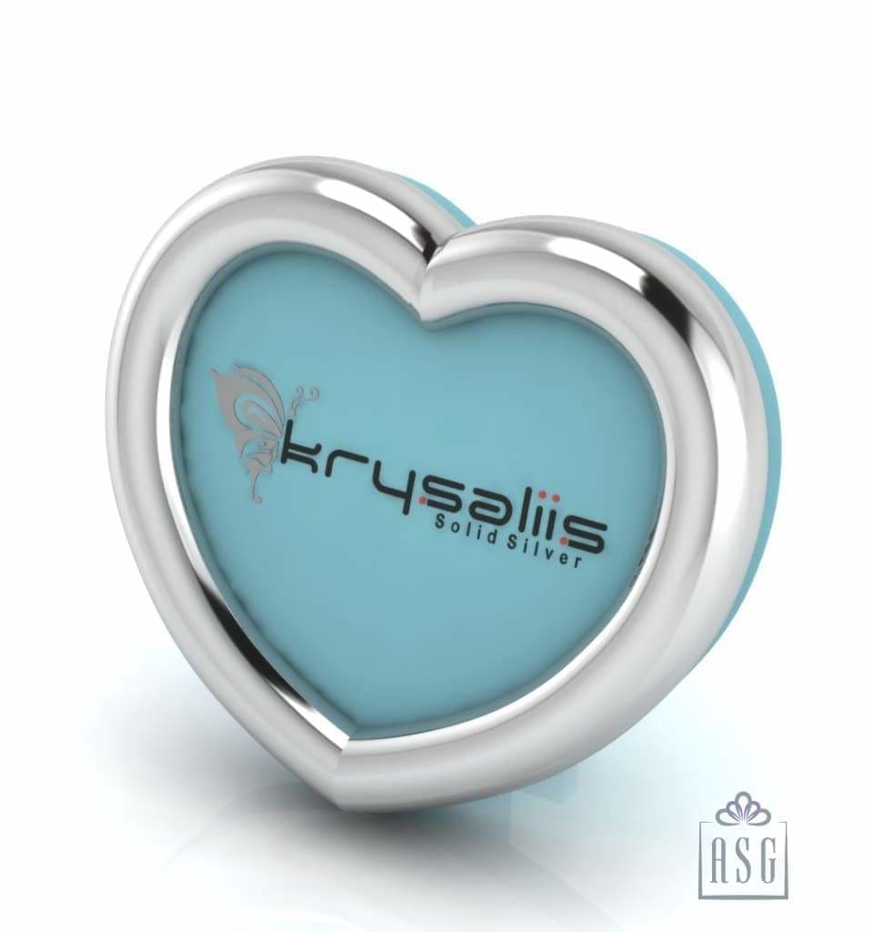 Sterling Silver Heart Photo Frame for Baby and Kids