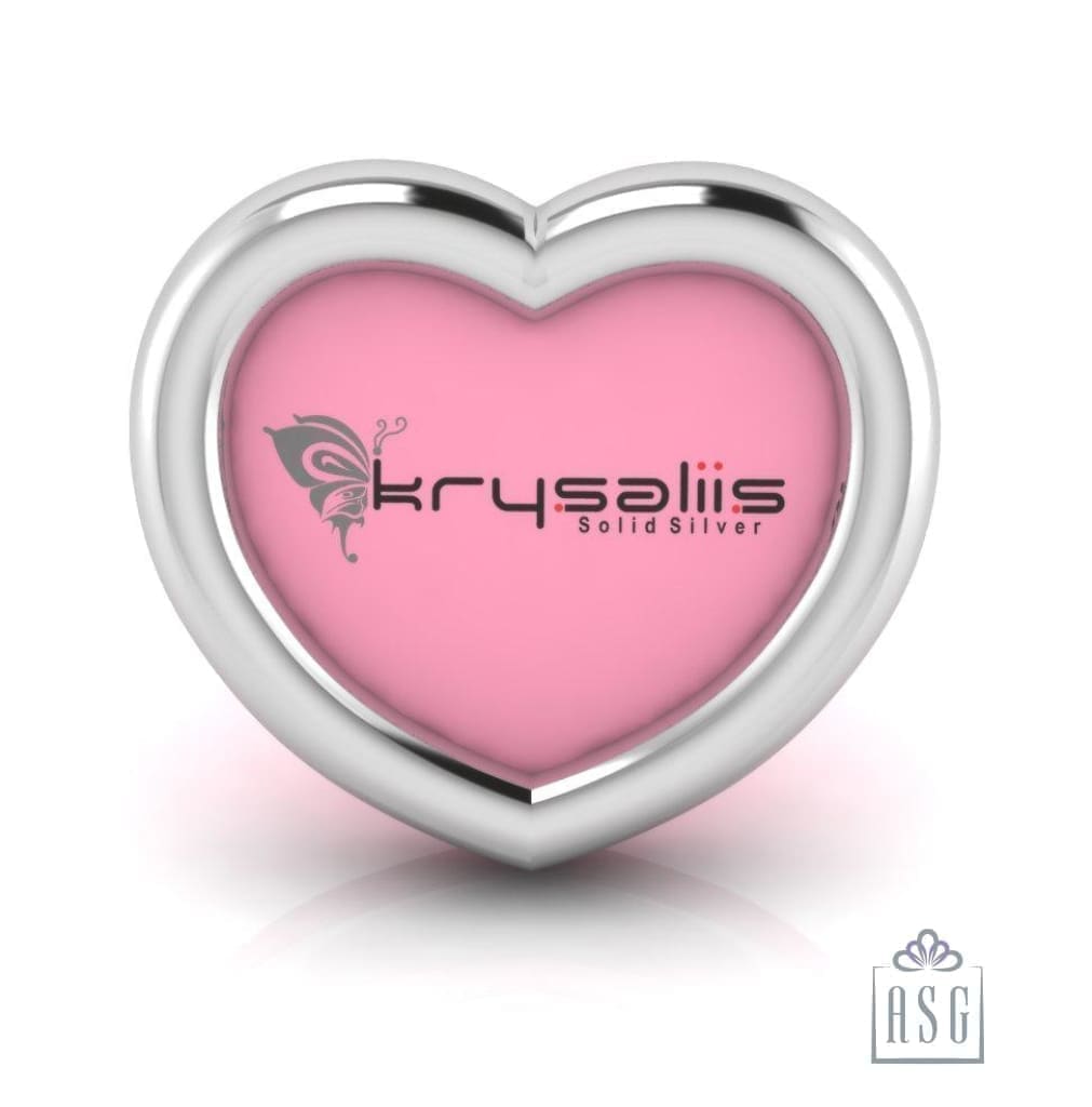 Sterling Silver Heart Photo Frame for Baby and Kids