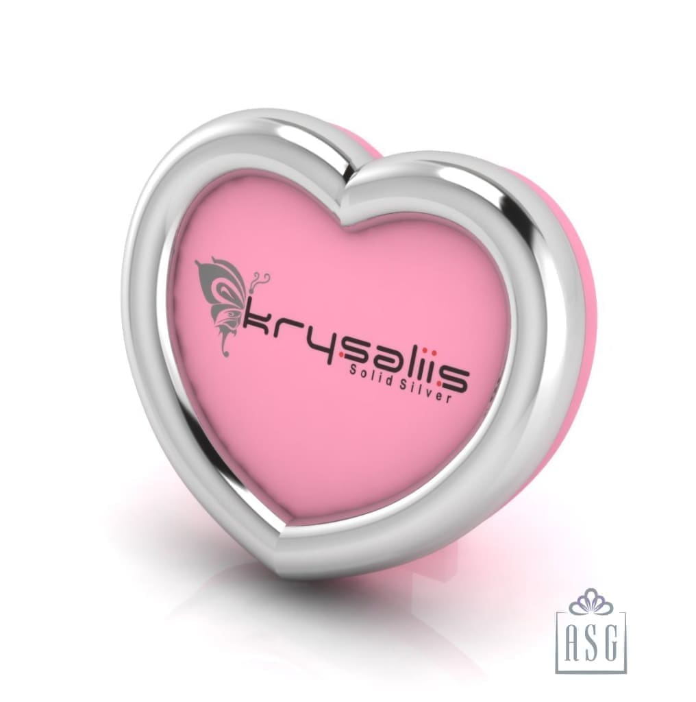 Sterling Silver Heart Photo Frame for Baby and Kids