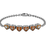 Sterling Silver Heart Babykubes Loose Bracelet For Baby & Child Orange / 4 Babykubes Bracelets