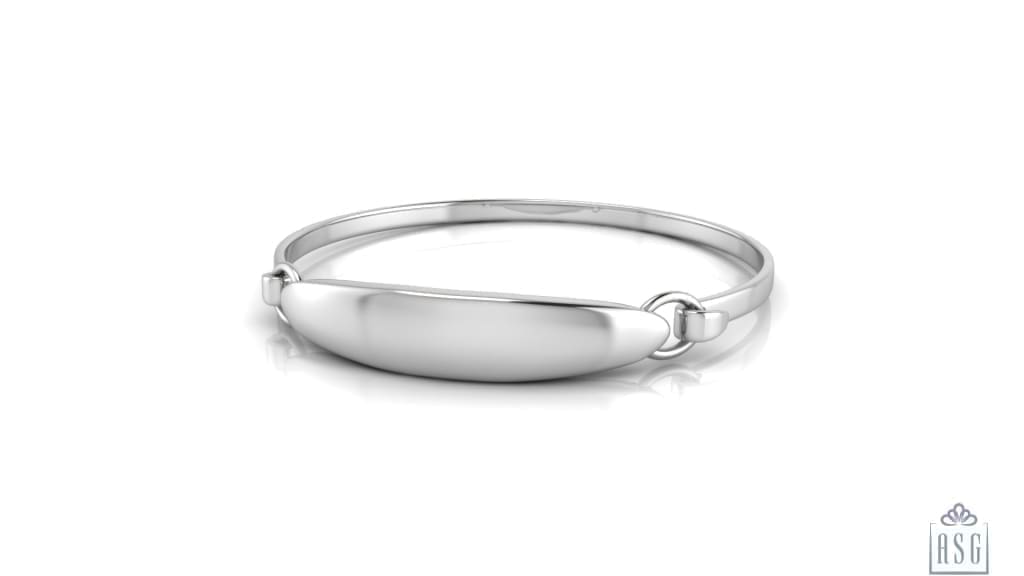 Sterling Silver ID Baby Bracelet Kada