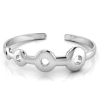 Sterling Silver Baby Cuff Kada Infinity design