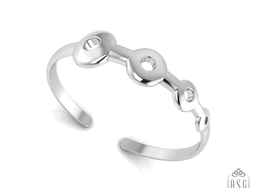 Sterling Silver Baby Cuff Kada Infinity design