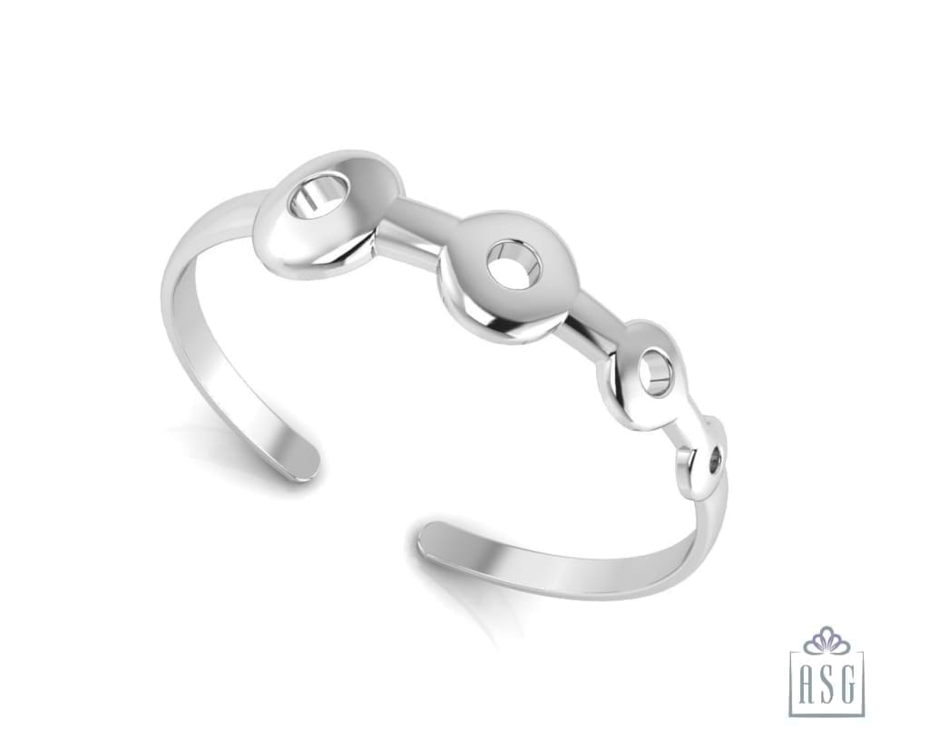 Sterling Silver Baby Cuff Kada Infinity design