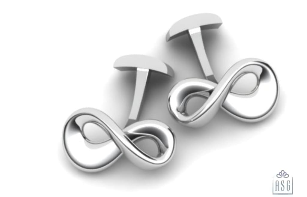 Sterling Silver Cufflinks - Infinity