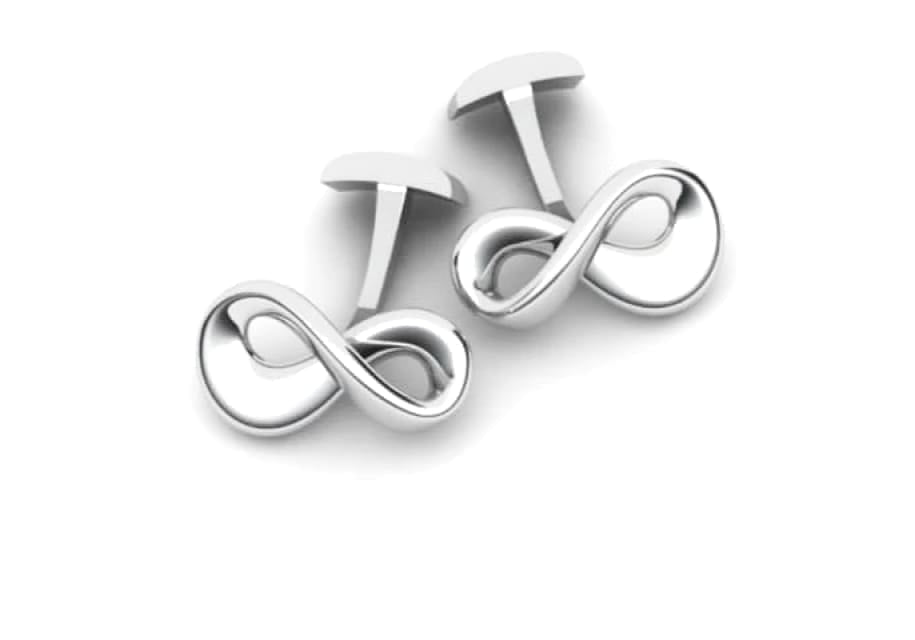 Sterling Silver Cufflinks - Infinity