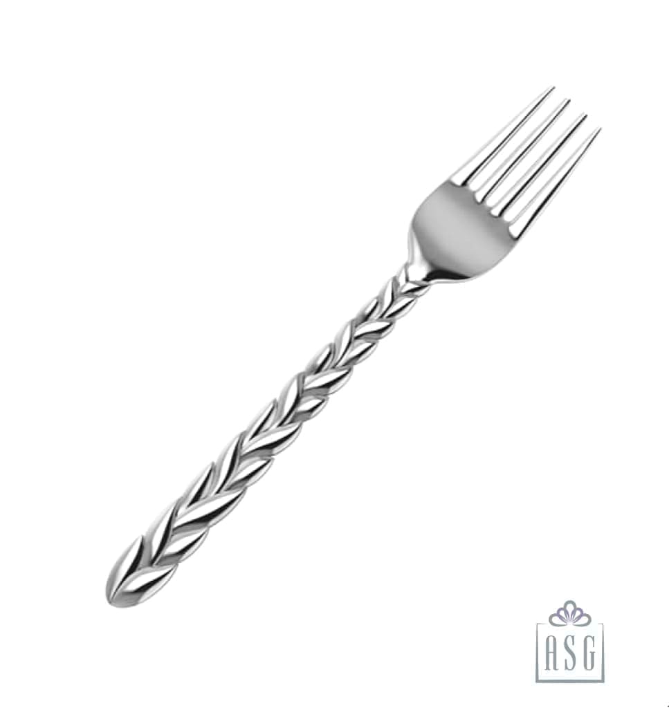 Sterling Silver Dinner Spoon & Fork Set - The Interlace Collection