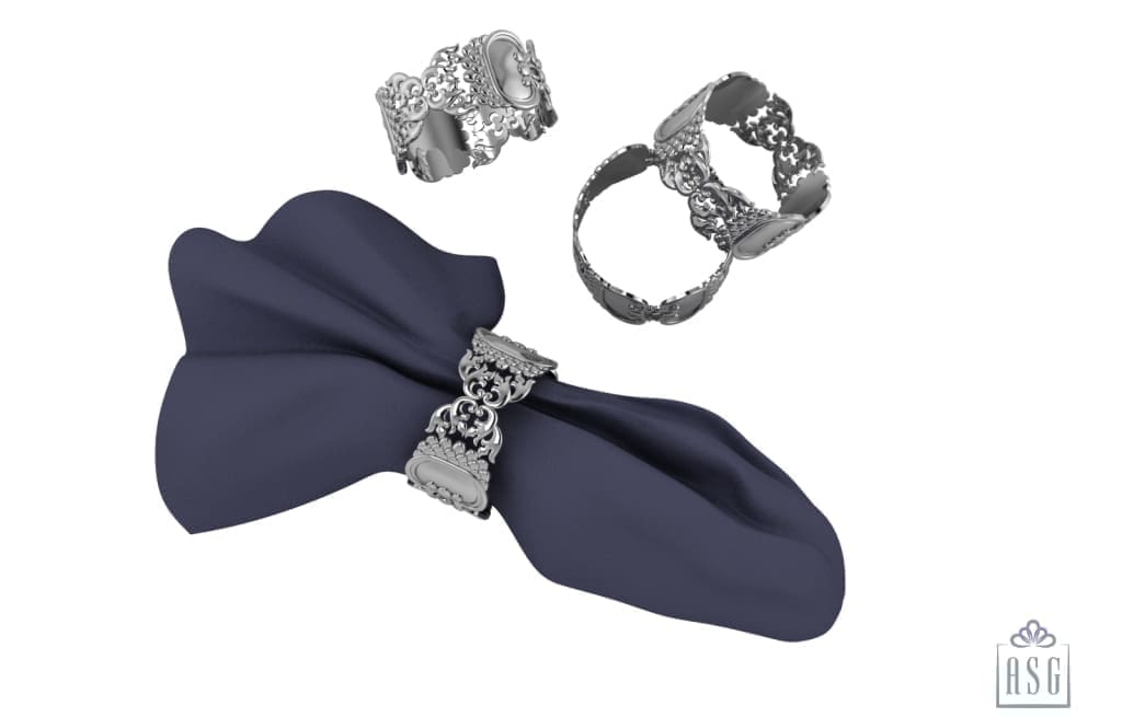 Sterling Silver Italianate' Napkin Ring
