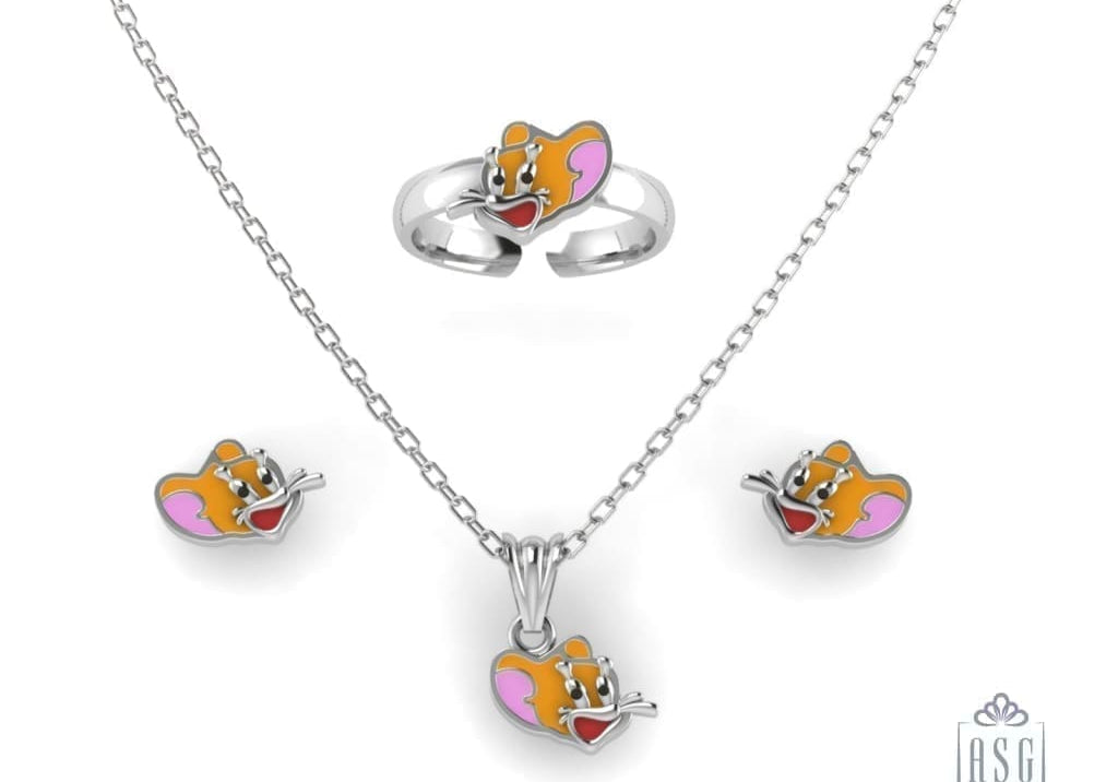 Sterling Silver Jerry Baby Jewellery Set