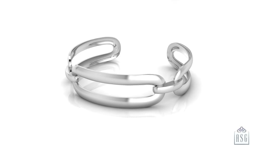 Sterling Silver Baby Cuff Kada- Linked design