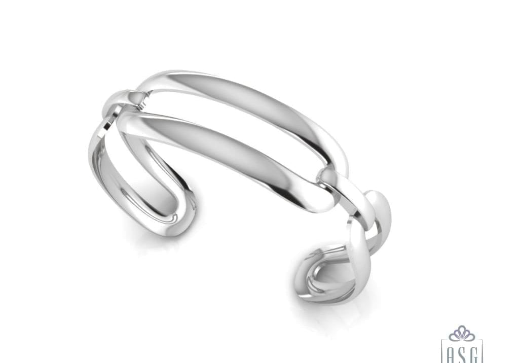 Sterling Silver Baby Cuff Kada- Linked design