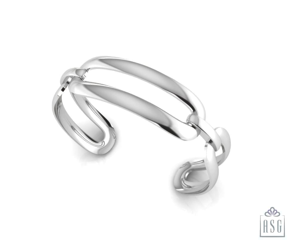 Sterling Silver Baby Cuff Kada- Linked design