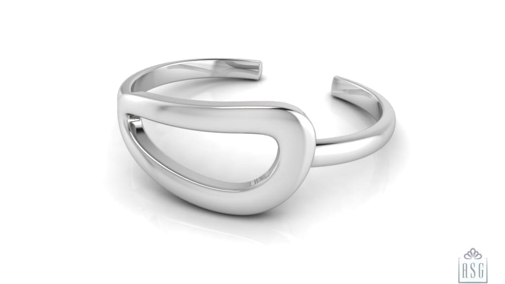 Sterling Silver Baby Cuff Kada Big loop design