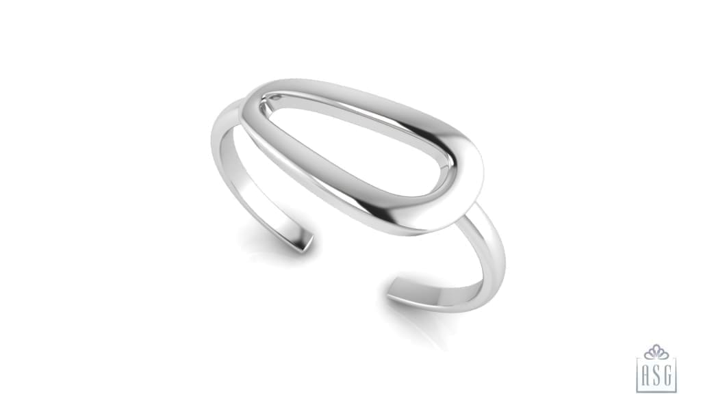 Sterling Silver Baby Cuff Kada Big loop design